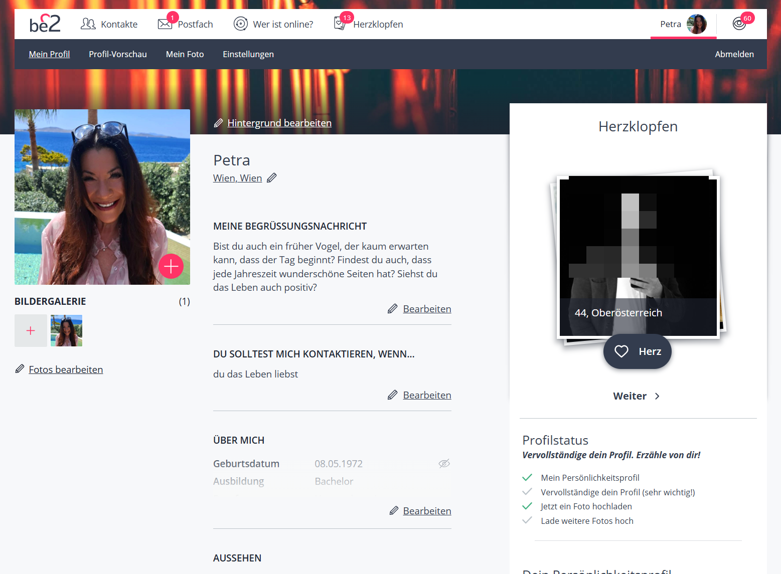 Be2 Profil