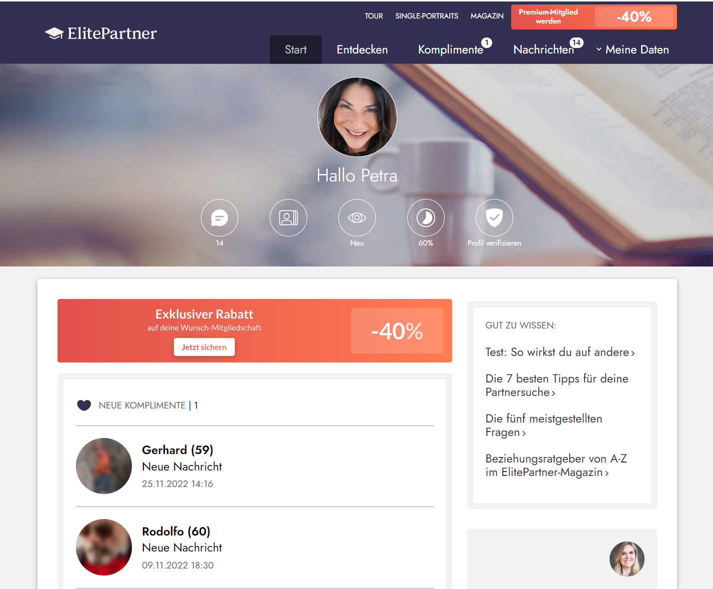 inside ElitePartner, test ElitePartnerElitePartner