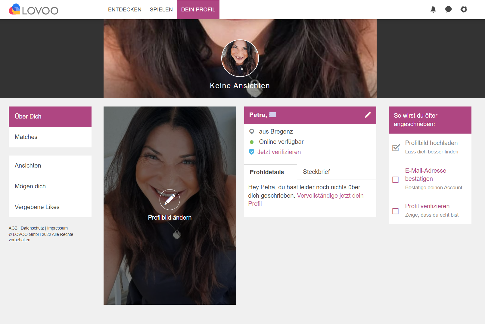 inside LOVOO, test LOVOOLOVOO