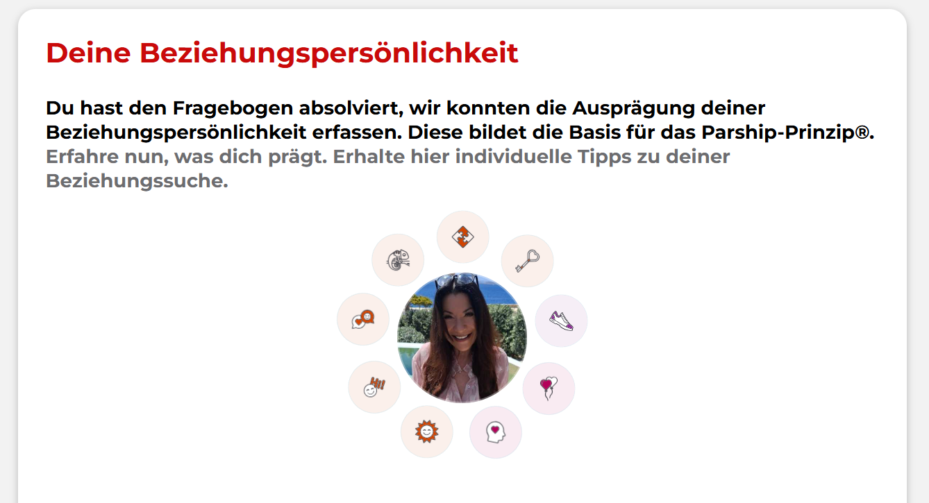 Parship Beziehungspersönlichkeit